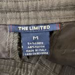 The Limited  Pinstripe Drawstring Pull on  Linen Rayon Blend Pants Size Medium Photo 3