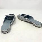 Chiara Ferragni Flirting Silver Glitter Beaded Flat Mules Size 36 / US 6 Photo 6