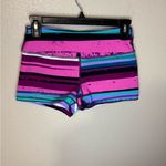 NWOT Savage Barbell Foxy Striped Spandex Shorts SIZE s Pink Photo 2