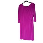 Tahari  Women's Plus 18 Pink 3/4 Sleeve Knee Length Dress Formal Photo 2