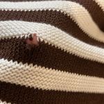 St. John Sport Women’s Brown & White Striped Cropped Knit Sweater Sz Sm Photo 42