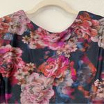Torrid NWT Floral Wire Free Front Tie Short Sleeves Bikini Top Photo 6