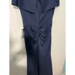 XScape  Navy‎ Blue Off The Shoulder Scuba Gown Evening Formal Dress Size 16 Photo 7