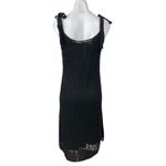 ZARA  Black Crochet Knit Sleeveless Cami Camisole Mini A-line Tank Dress Size S Photo 1