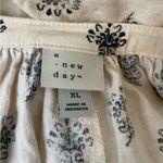 A New Day Linen Blend Balloon Sleeve Blouse Size XL Photo 5