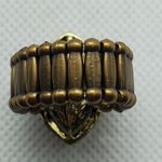 Paparazzi NIB Vintage Vault Modern Millionaire Stretchy Brass Ring Photo 6