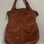 Fossil  Brown Leather shoulder crossbody bag purse Photo 0