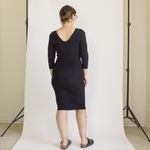 James Perse ✨ Skinny Wrap Tuck Dress in Black
✨ Photo 6