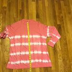 PINK - Victoria's Secret Victoria’s Secret PINK Womens Small Tie Dye Pink White Long Sleep Crew Neck Photo 4