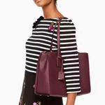 Kate Spade  genuine leather Cameron Street Jensen Purple Handbag EUC Photo 1
