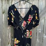 Free People EUC Neon Garden Dress Black Floral Size 4 Photo 11