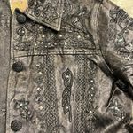 Vintage Flashback embellished jacket with embroidery beading crochet sheen M Black Size M Photo 7