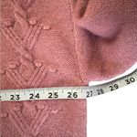 New York & Company Long Sleeve Crew Neck Knit Sweater. Size Large. Mauve Pink Photo 3