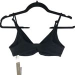 J Crew Lana Bikini Top Classic Sculpt Removable Pads Adjustable Straps Black S Photo 2