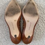 BCBGeneration Laser Cut Brown Leather Heels Photo 7