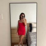 The Copper Closet Red Mini Dress Photo 0
