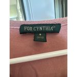 For Cynthia puff sleeved v neck high low soft pink knee length dress small Photo 9