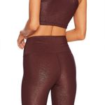 Beach Riot  Ayla Legging Glitter Bitter Chocolate ribbed women’s size large Photo 2
