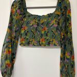 Japna Green Floral Boutique Top Photo 2