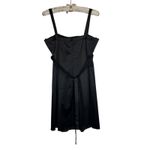 Charlotte Russe  Y2K‎ Vintage Black Satin Rosette Babydoll Dress M Fairy Whimsy Photo 9