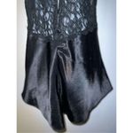 Victoria's Secret Vintage Victoria’s Secret Gold Label Black Satin Nighty Gown P Photo 2