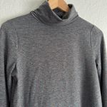 Anthropologie Postage Stamp Grey Sparkle Turtleneck Holiday Rainbow Christmas Photo 1