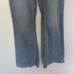 ZARA Flare Fit Jeans High Rise Full Length Split New 10 Photo 1