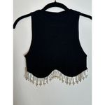ZARA LIMITLESS CONTOUR COLLECTION Black Seamless Rhinestone Top Size XS NWT! Photo 5