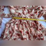 EXPRESS  Pink and Cream Floral Romper Photo 12
