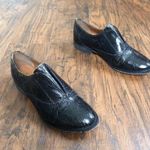 Matisse Footwear Matisse • Deeds black crackle loafer leather slip on textured shiny Photo 1