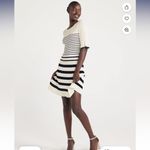 Free Assembly Women's Striped Navy and White Dress size small. NWT! Blue Photo 1