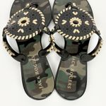 Jack Rogers  Womens Georgica Jelly Sandals Camo Flip Flops Medallion Size 10 Photo 6