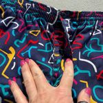 Gap Vintage Bold Neon Abstract Graffiti Squiggle Lounge Shorts MEDIUM Photo 2