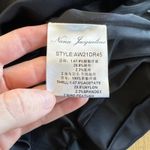 Nana Jacqueline Michelle Fur Trim Mini Dress in Black Photo 4