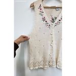 Capacity Vintage 90s Capacity‎ Petites Embroidered vest Photo 1