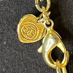 Gucci Gold Tone Long Chain Necklace With Stones Photo 1