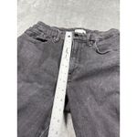 Good American High Waist Black Wash Crop Slim Fit Jeans Size 12 / 31 Photo 7