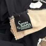 Shore Shapes Vintage Swimsuit One Piece Tropical Floral USA 8 10 Black Photo 5