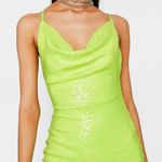 Dolls Kill Neon Sequin Mini Dress Photo 0