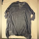 Luxe  Black Tunic with Pink Floral Embroidery Photo 3