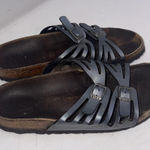 Birkenstock  Granada Silver Metallic Gorpcore Slides Womens 40 EU L10 M8 Photo 0