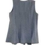 H by Halston ✨ Sleeveless Jacquard Peplum Sz Large Top✨ Photo 5