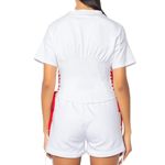 Akira  Read My Thoughts Lace Up Detail T Shirt White size M NWT Photo 2