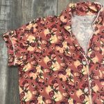 Anna Sui x Knix Modal Pajamas Sleep Top Floral Rose Bouquet size medium Pink Photo 5