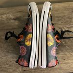 Converse  All Star Lace Up Sneakers Shoes Floral Canvas Polka Dots Women’s Sz 10 Photo 7