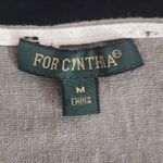 For Cynthia  Linen Shift Dress Size Medium Linen Colorblock Dress Photo 6