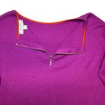 Nordstrom Collection Purple Silk Cashmere Blend Sweater Size S Photo 5