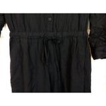 Bella Dahl  Jumpsuit Womens S Black Roll Sleeve Utility Lyocell Rock Grunge Boho Photo 9