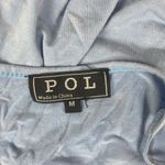 POL  Blue Sleeveless Fringe Tunic Tank Top M Photo 3