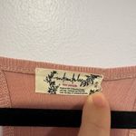 Free People Pink flowy ribbed  strappy tank top Photo 2